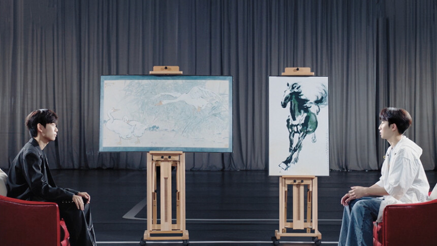 会画少年的天空 少年画室第4期：用画笔铸就爱国情怀！张智海于立洋深度赏析徐悲鸿名作