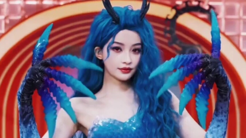 《你好，星期六》动感地带芒果卡竖屏高光花絮：孙怡cos敖闰姑姑