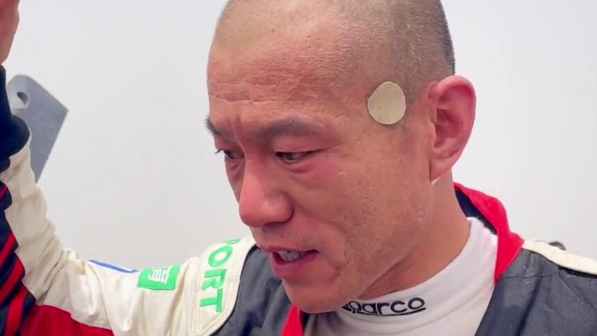 环塔赛车手也“晕车” SS2阿拉尔新赛道上难度！车手朱广海贴晕车贴战环塔