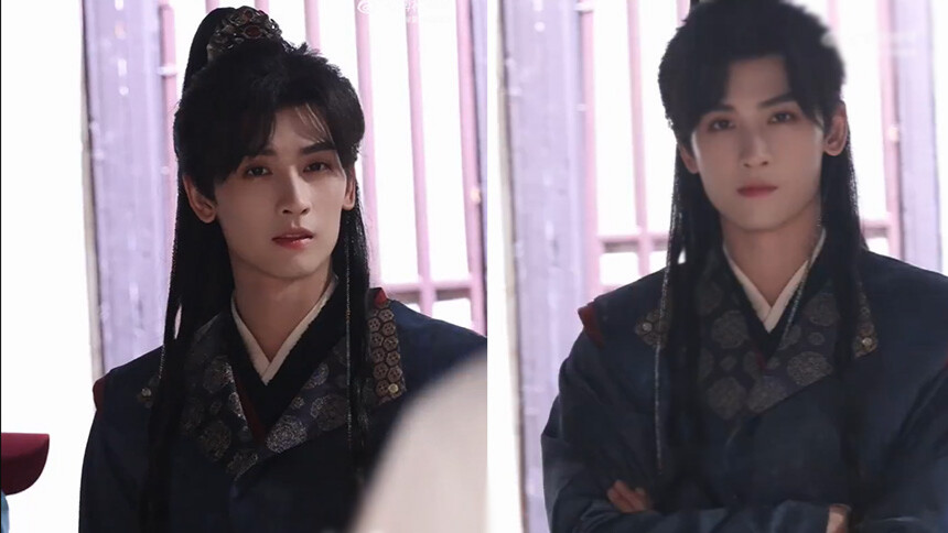 黄俊捷《锦月令》路透曝光 黑衣造型帅气十足