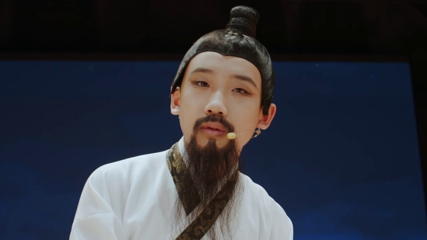 刘果宁上台表演忘词，孙嘉彧出场为他解围