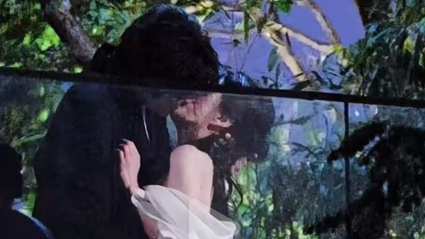 包上恩周柯宇《炽夏》吻戏路透 礼服西装演绎强制爱美学