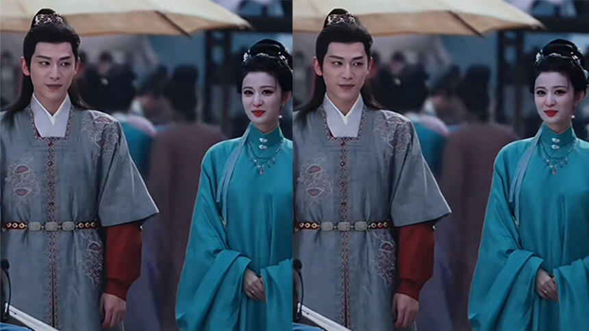 王楚然辛云来《明月录》同框路透 眼神拉丝氛围感十足