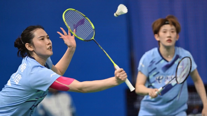 全运会｜羽毛球——女双半决赛：四川队郑雨/张殊贤晋级决赛
