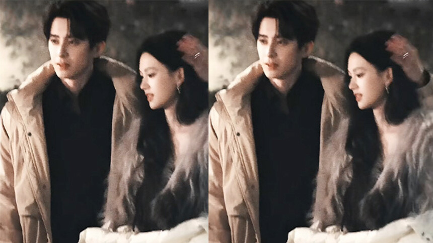 敖瑞鹏沈羽洁《不二之臣》片场路透 氛围感互动甜度爆表