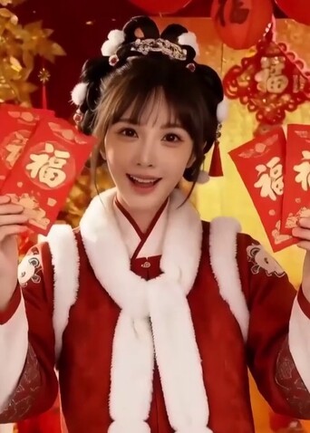 Flora新春变装👗