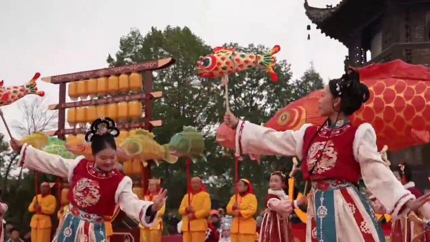 黄山民俗展演贺新春