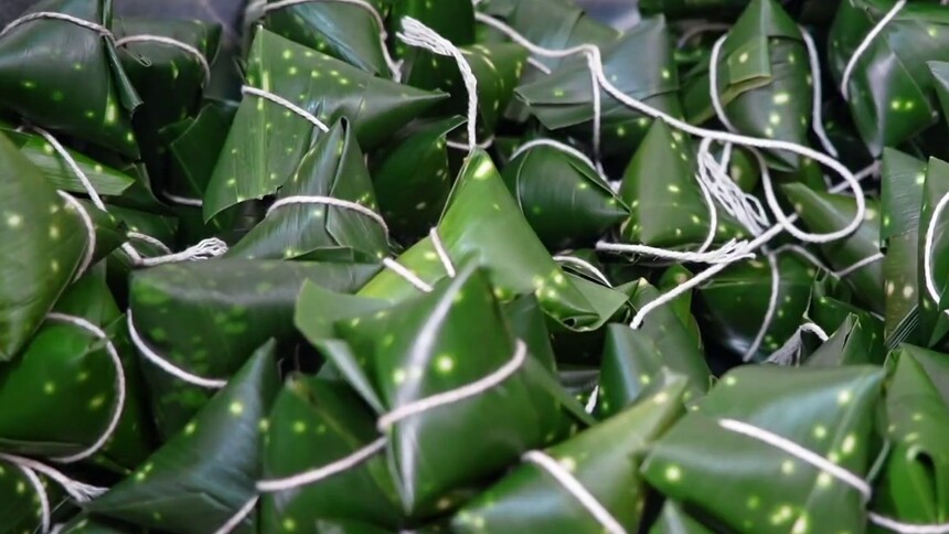 “彩虹”粽上线：云南马关山花草木染出缤纷端午味