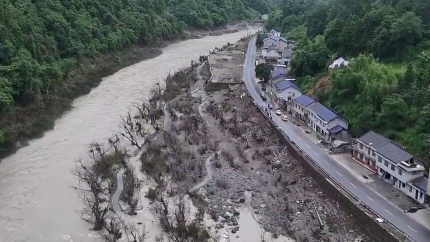 湖南：强降雨致多地出现险情 各地快速处置全力避险