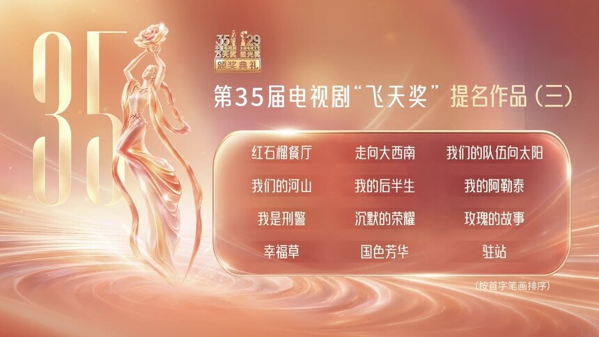 第35届电视剧“飞天奖”提名作品（三）